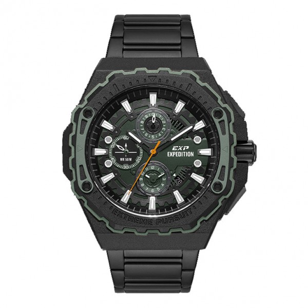 Expedition 6824 Black Green MCBIPBAGN Special Edition Bonus Leather Strap
